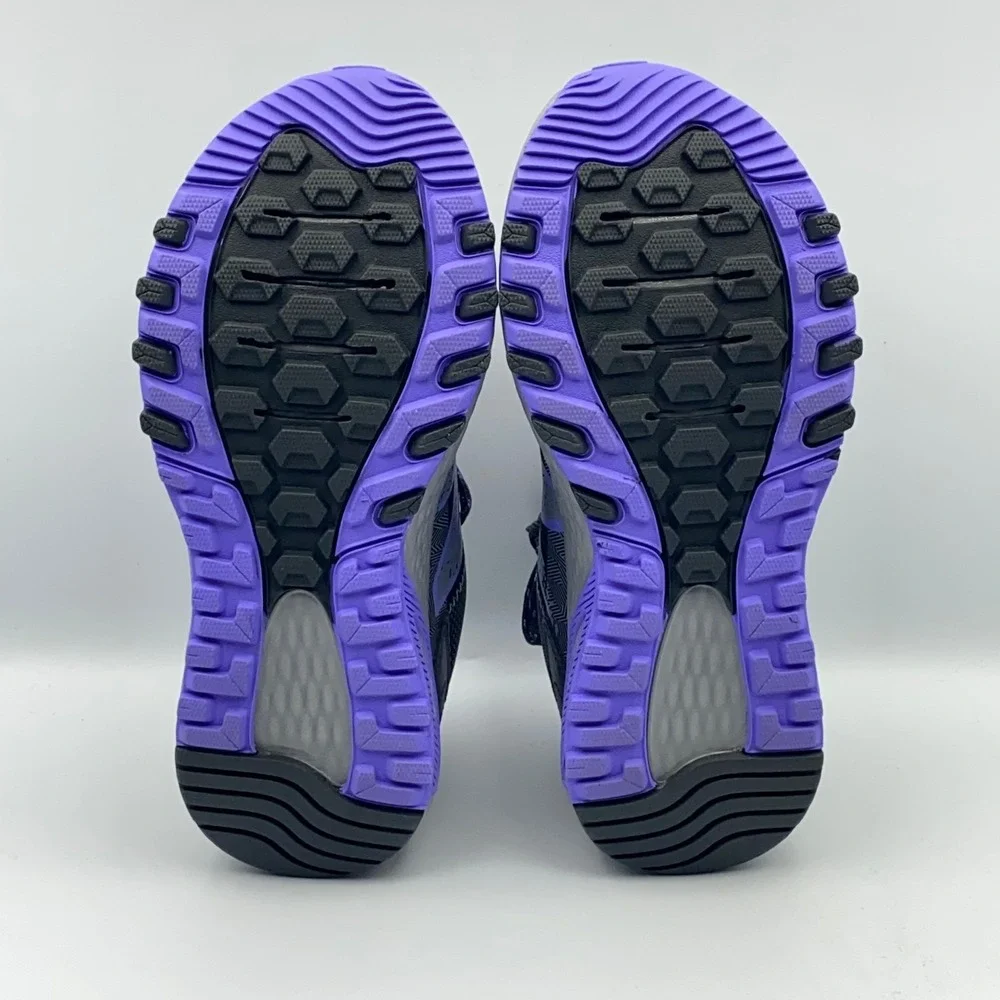 New Balance 410 V8 Trail Hiking Running Shoes Gray Purple Womens Size 6 WT410LQ8